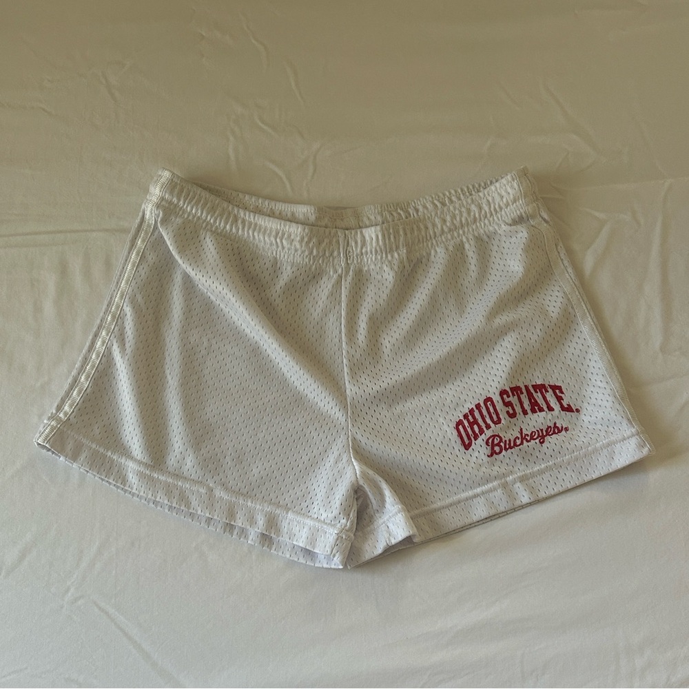Ohio State Buckeyes Women's White Shorts